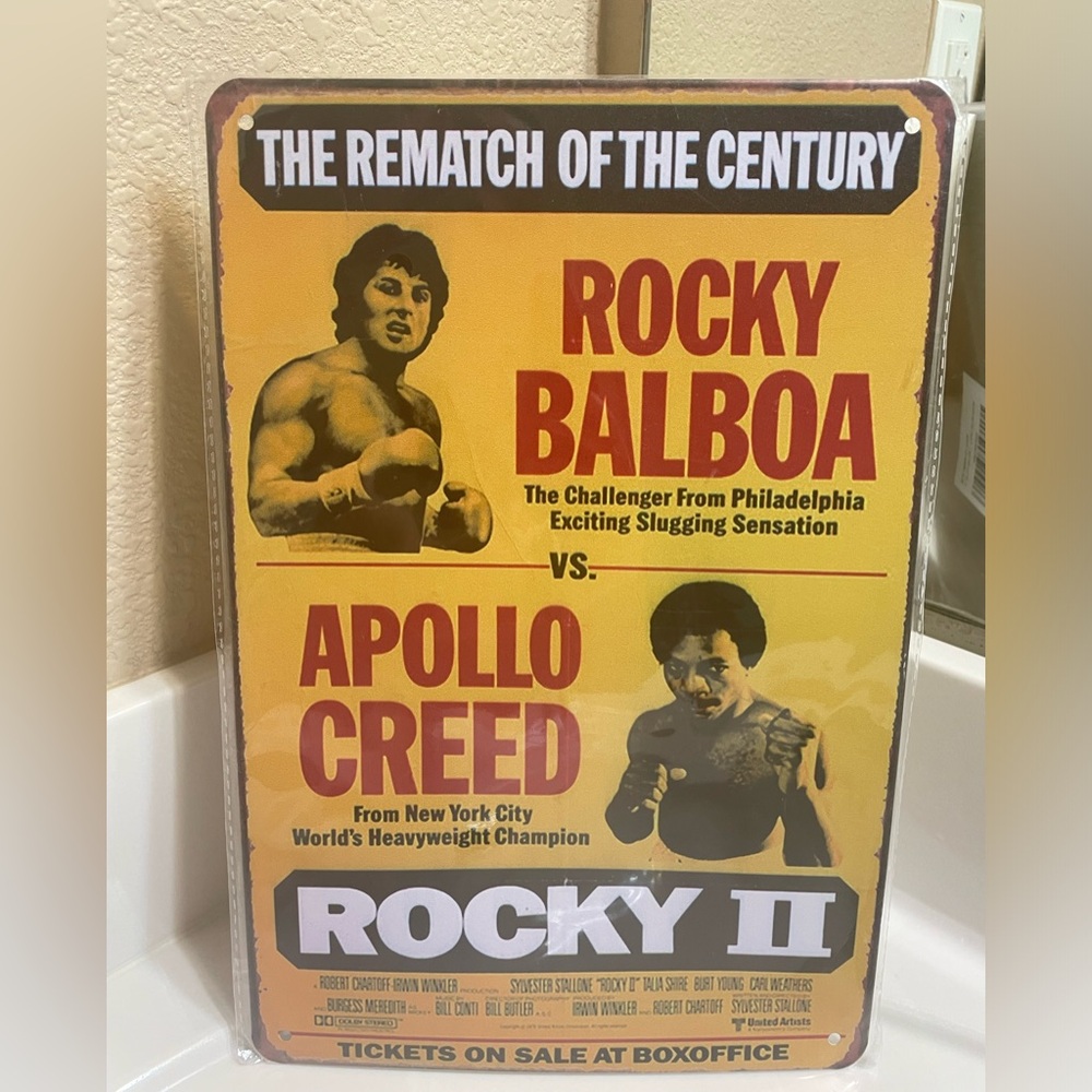 12x10 Decorative Tim Sign “Rocky Balboa”